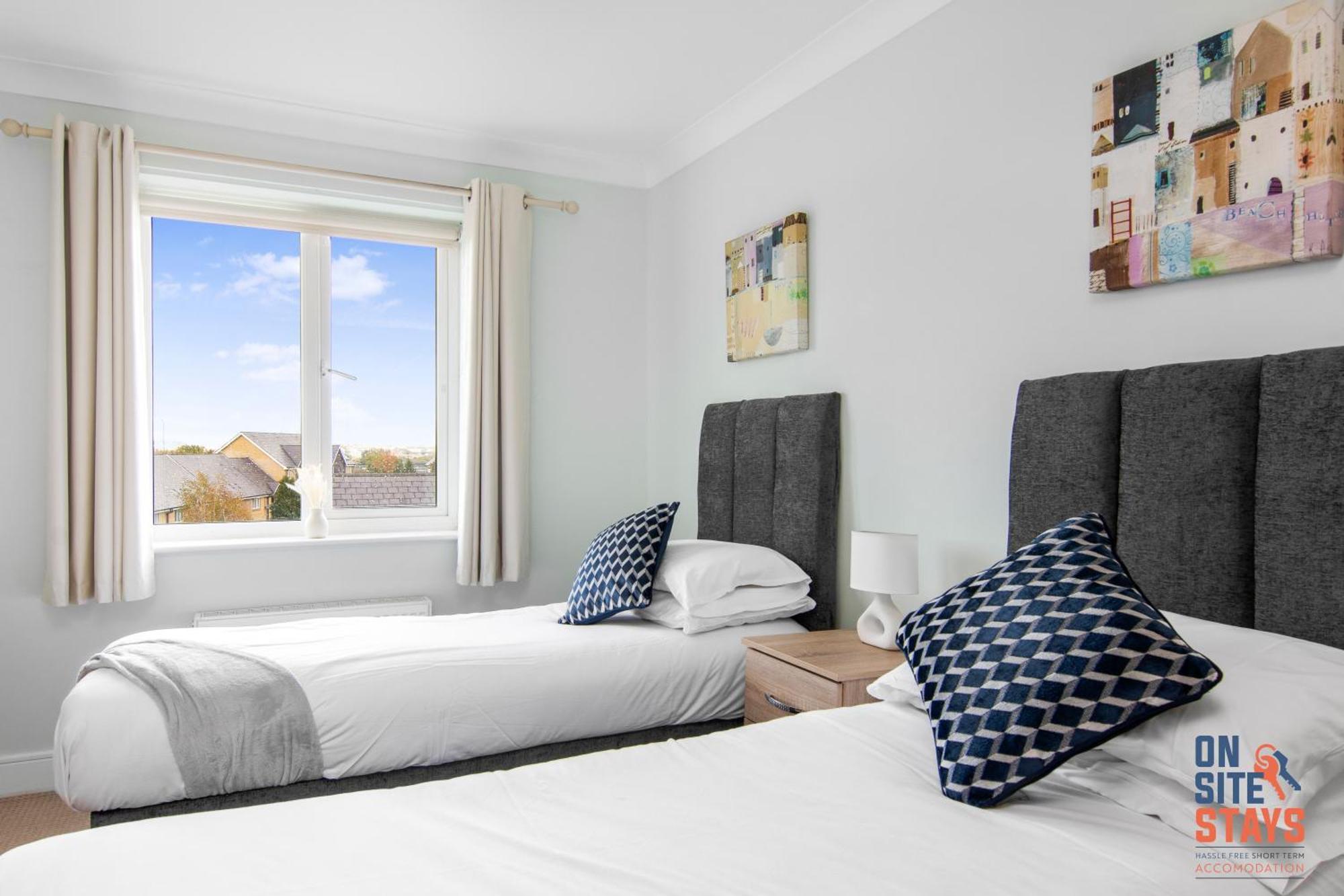 Onsitestays - Cosy 2-Bedroom Apartment With Free Parking, Wi-Fi & London Links Northfleet Exterior photo