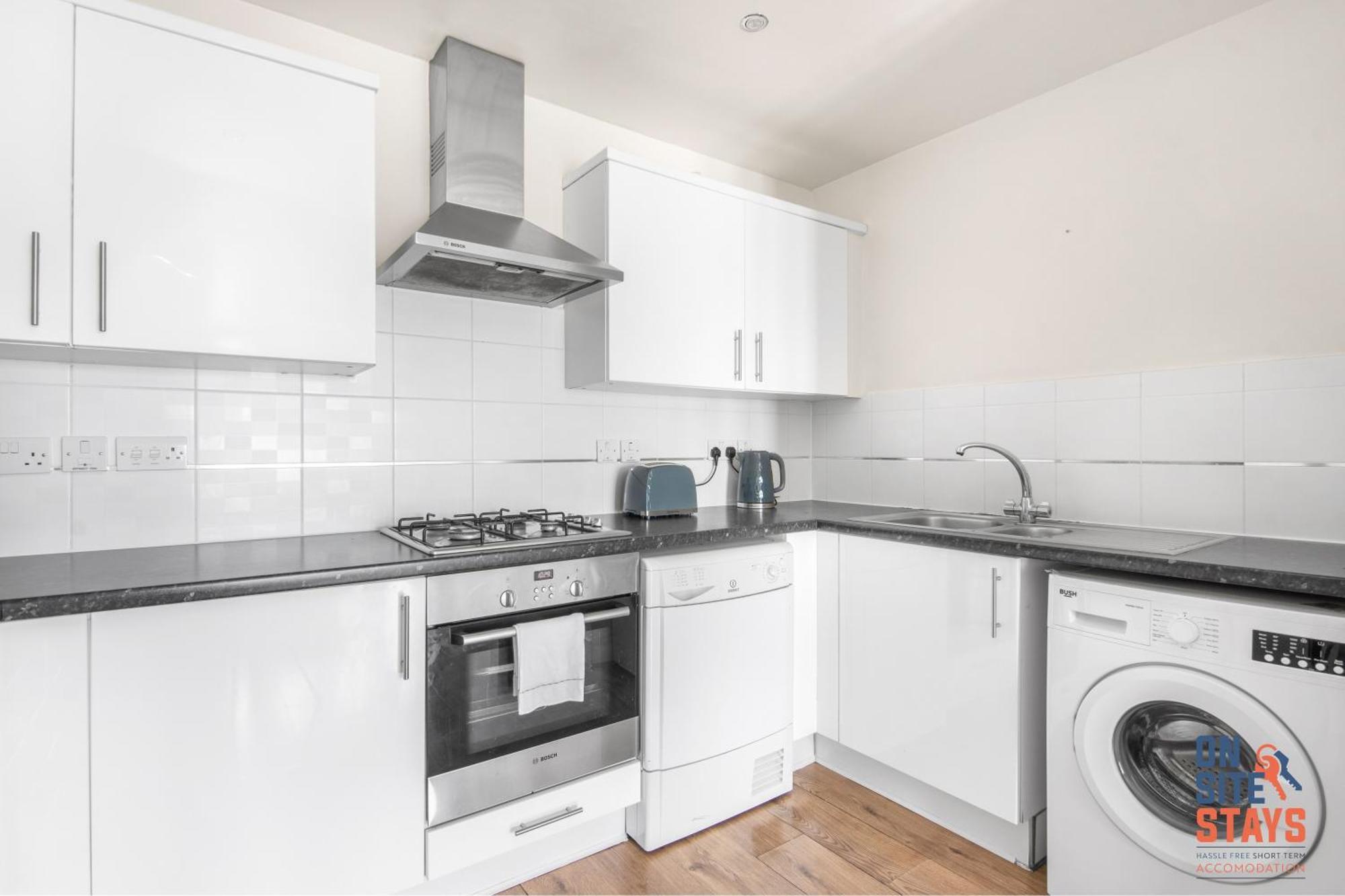 Onsitestays - Cosy 2-Bedroom Apartment With Free Parking, Wi-Fi & London Links Northfleet Exterior photo