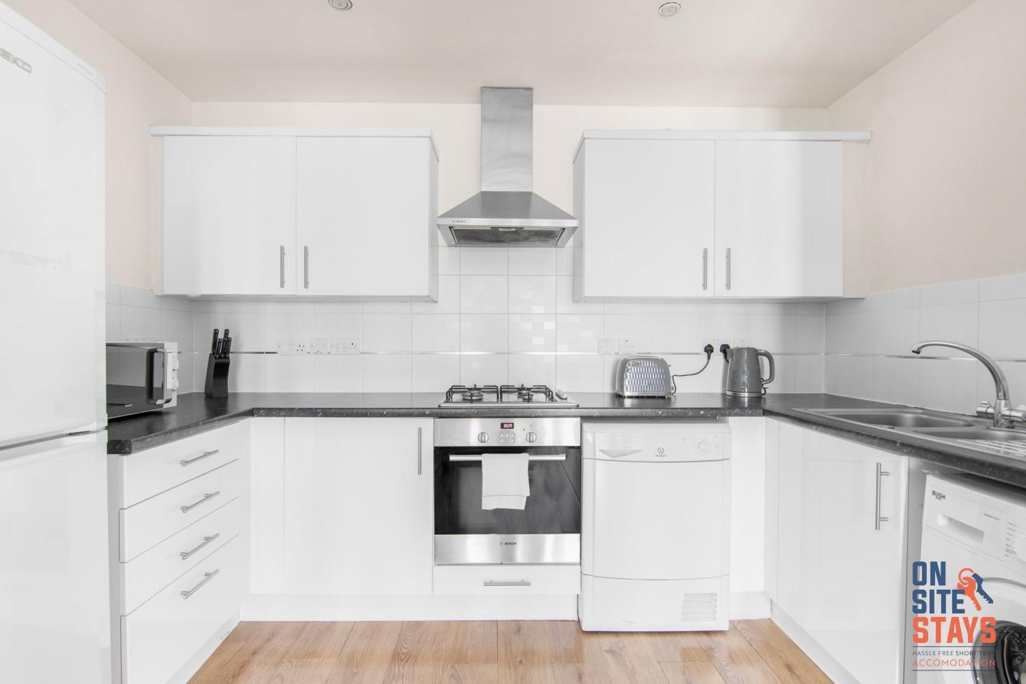 Onsitestays - Cosy 2-Bedroom Apartment With Free Parking, Wi-Fi & London Links Northfleet Exterior photo