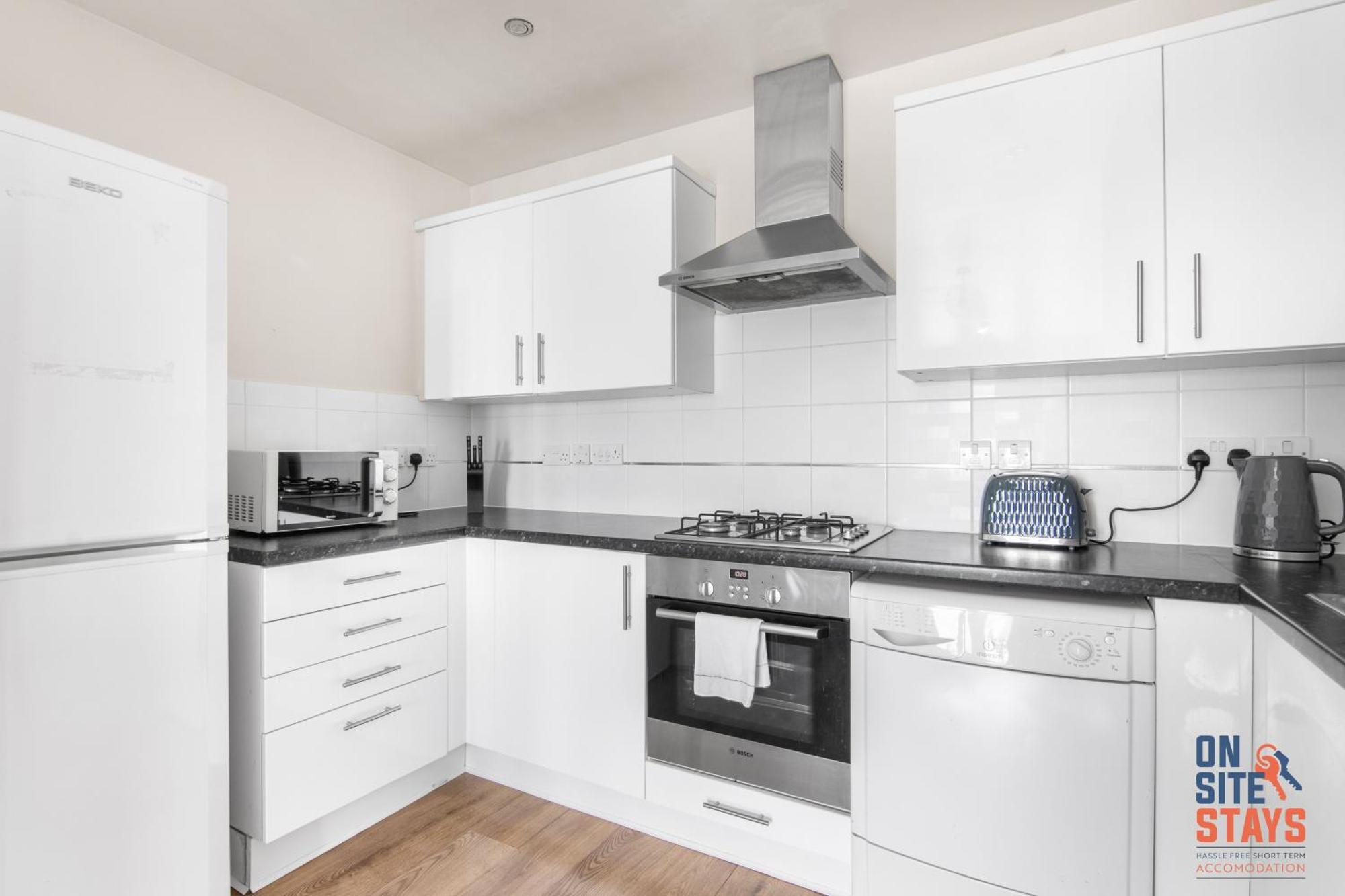 Onsitestays - Cosy 2-Bedroom Apartment With Free Parking, Wi-Fi & London Links Northfleet Exterior photo